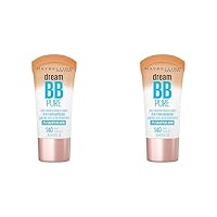 Dream Pure Skin Clearing BB Cream, 8-in-1 Skin Perfecting Beauty Balm With 2% Salicylic Acid, Sheer Tint Coverage, Oil-Free, Deep, 1 Count (Pack of 2)