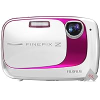 Fujifilm FinePix Z35 Digital Camera - White/Pink (10MP, 3X Optical Zoom) 2.5 inch LCD