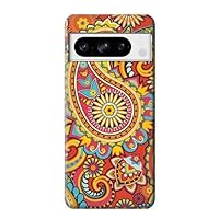 R3402 Floral Paisley Pattern Seamless Case Cover for Google Pixel 8 pro