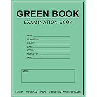 Green Book Examination Book: 8.5