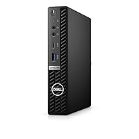 Dell Optiplex 7000 7080 Micro Tower Desktop Computer Tower (2020) | Core i5-500GB Hard Drive + 256GB SSD Hard Drive - 8GB RAM | 6 Cores @ 3.8 GHz - 10th Gen CPU Win 10 Home (Renewed)