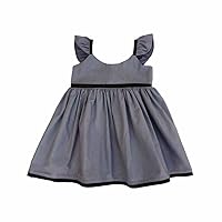Little Girls' Sugar and Spice Dress 2T Gray/Black
