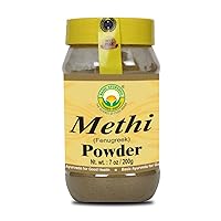 Basic Ayurveda Fenugreek Seeds Powder | Natural Edible Herbal Powder for Healthy Digestion | with Organic Methi for Skin & Hair Care | 7.05 Oz (200g)