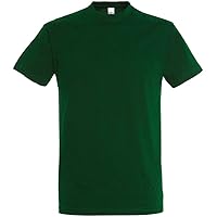 SOLS Mens Imperial Heavyweight Short Sleeve T-Shirt (XL) (Bottle Green)