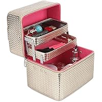 Cosmetic Storage Box,Super Large Exquisite Modern Protection Box,Large Cosmetic Storage Jewelry Box for Dressing Table,Table and Dressing Table (Color : -, Size : -)