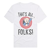 Popfunk Official Looney Tunes Catch Phrases Adult Unisex Classic Ring-Spun T-Shirt Collection