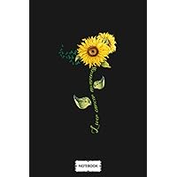 Liver Cancer Awareness Sunflower Green Ribbon Sunflower A68607 Notebook: Matte Finish Cover, Planner, Journal, Lined College Ruled Paper, Diary, 6x9 120 Pages