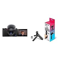 Sony ZV-1 Camera for Content Creators and Vloggers with Vlogger Accessory Kit Black