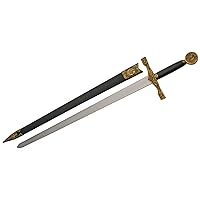 SZCO Supplies Gold Excalibur Sword , Black