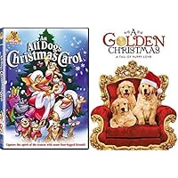 It's Been a Dog Gone Year, But Dogs Love Christmas - All Dogs Christmas Carol & A Golden Christmas: A Tail of Puppy Love 2-DVD Bundle