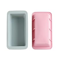 Candy Molds 2 Pieces Of Small Bread Cake Molds Silicone Toast Bread Rectangular Toast Dessert Baking Molds