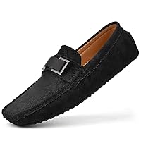 Men's Leather Loafers, Rounded Toe, Flexible Design, Slip-On