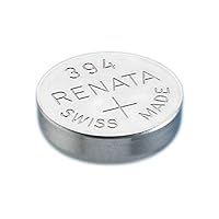 Renata Batteries 394 / SR936SW Silver Oxide 0% Mercury Battery (5 Pack)