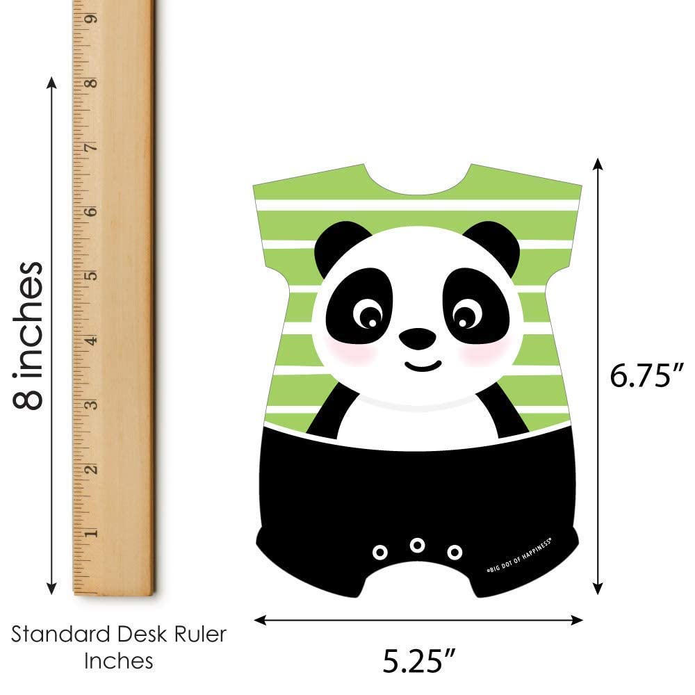 Big Dot of Happiness Party Like a Panda Bear Party Game Set – Baby Shower Party Game Supplies Kit – Bingo Cards and Scratch-Off Cards Party Virtual Bundle