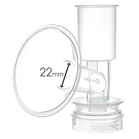 Maymom Breast Shield Flange Compatible with Ameda Breast Pumps (22 mm, Small, 1-Piece)