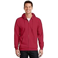 Port & Company Men's Tall Ultimate Full Zip Hooded Sweatshirt