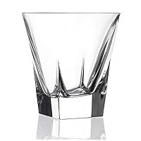 Lorenzo Rcr Crystal Fusion Double Old Fashion Glass, Set of 6