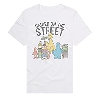 Popfunk Official Sesame Street Adult Unisex Classic Ring-Spun T-Shirt Collection