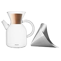 Eva Solo | Pour-over Coffee-maker | Reusable Stainless Steel Filter | Danish Design, Functionality & Quality | Café Solo