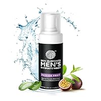 Wash for Men with Passion Fruit (4.05 Fl Oz) | pH Balanced Foaming Intimate Wash | Prevents Itching, Irritation & Bad Odor |