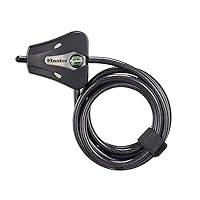 Master Lock Python Cable Lock, Cable Lock with Keys, Trail Camera and Kayak Locking Cable, Black, 8418D