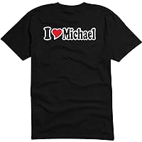 Black Dragon - T-Shirt Man - I Love with Heart - Party Name Carnival - I Love Michael
