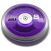 Gill Athletics S8 Spin Disc for Track - 1 KG Discus Training Equipment, 80% Rim Weight, 1k Track & Field Throwing Equipment, Mens Discus and Womens Discus 1 kg - 1 k Discus Track and Field