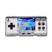 1 PCS FC3000 Classic Retro Handheld Game Console 4000+ Games Player Best Gift Gray