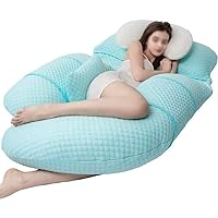 Pregnancy Pillows for Sleeping - U Shaped Maternity Pillows - Support for Back/Hips/Legs/Belly for Pregnant Women -Pregnancy Full Body Pillow with Cover