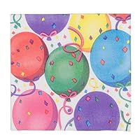 Healy's Balloons Paper Beverage Napkins, 36 Per Pack