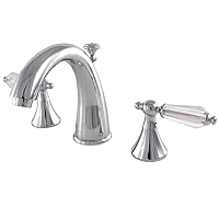 Kingston Brass KS2971WLL Wilshire Widespread Bathroom Faucet, 5-1/2