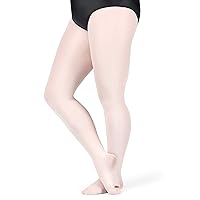 Body Wrappers Adult Plus Size totalSTRETCH Convertible Tights Light Suntan 4X A31X