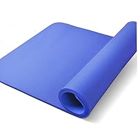 15mm Thick Yoga Mat, Non Slip Yoga Mat with Carry Strap, Eco Friendly & SGS Certified NBR Material – Odorless, Non Slip, Durable and Lightweight,Thickness 15mm