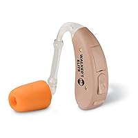 WALKER'S Game Ear HD Elite Lightweight Water-Repellent 40dB Hearing Protection Enhancement Range Shooting Hunting In-the-Ear Beige Hearing Amplifier