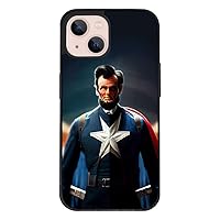 Hero Design iPhone 13 Case - Funny Phone Case for iPhone 13 - Cool President Art iPhone 13 Case Multicolor