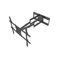 Monoprice Commercial Full Motion TV Wall Mount Bracket Extra Large and Extra Long Extension Range to 38.6