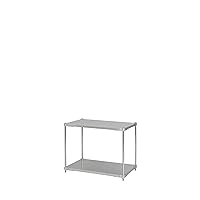 ILC Proface GSS2-6090 SUS304 Stainless Steel Free Rack, Width 35.4 x Depth 23.6 inches (60 cm), Height 27.6 inches (70 cm), 2 Tiers, 35.4 inches (90 cm), Depth 23.6 inches