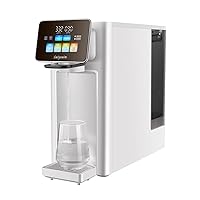 The Suiysuim WP-RSA UV Countertop Reverse Osmosis Water Filter System, 6 Stage Countertop Alkaline Water Filter Pitcher, Flush with Pure Water, 3:1 Pure to Drain (White)
