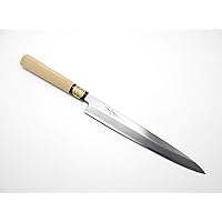 Yoshihiro Yasuki Yellow Steel,KASUMI Japanese Home Yanagiba(Sashimi) Knife (300 mm/11.8