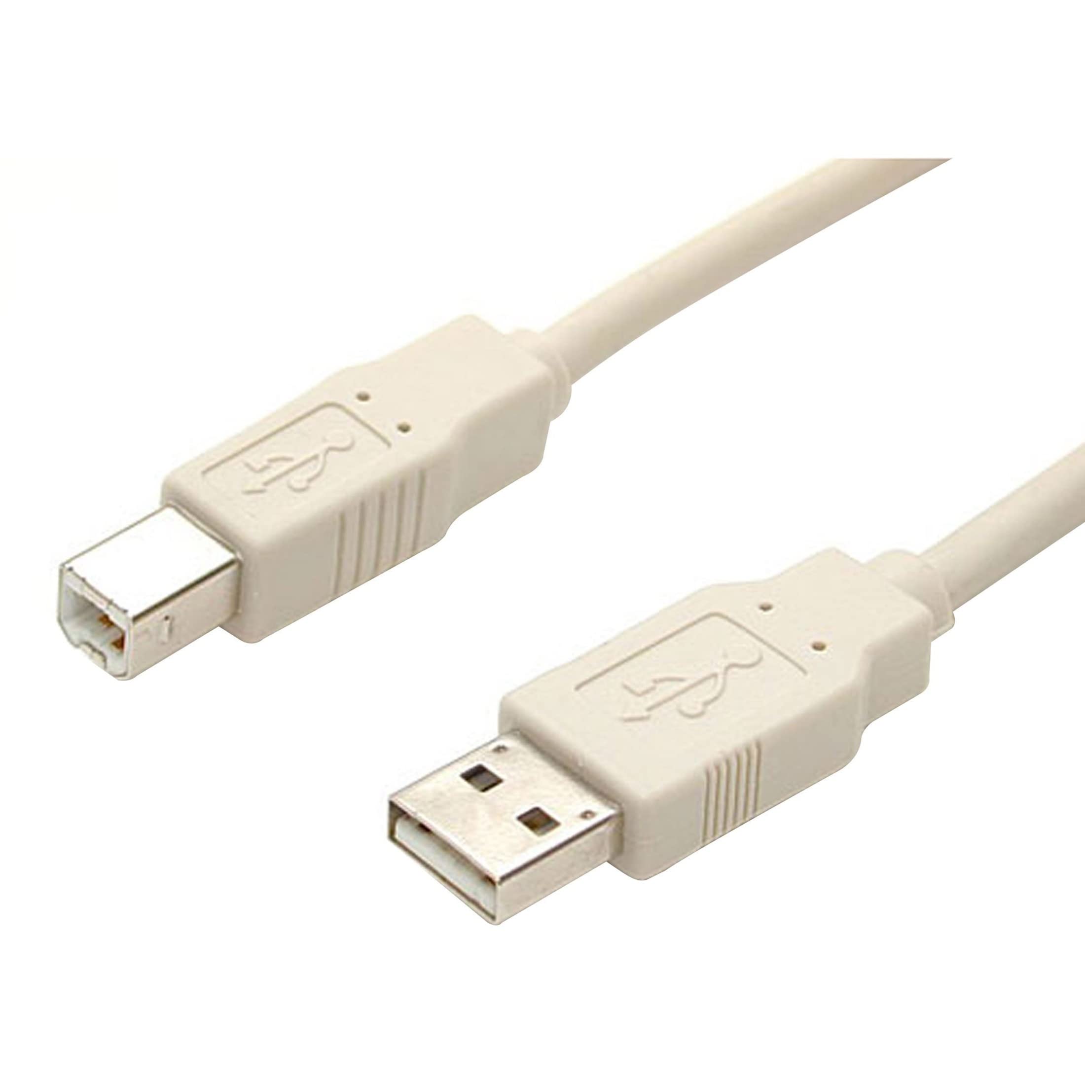 StarTech.com 3 ft Beige A to B USB 2.0 Cable - M/M - USB cable - USB (M) to USB Type B (M) - 3 ft - molded (USBFAB_3)