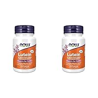 NOW Foods Lutein 10 mg Softgels, 120 (Pack of 2)