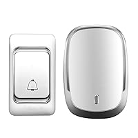 Doorbell Battery-Operated Waterproof Smart Home Cordless Doorbell Chime 200M Remote 23A12V Battery Button