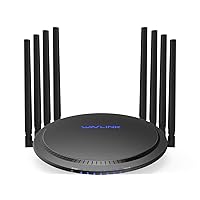 WAVLINK AC3000 Smart WiFi Router-MU-MIMO Tri-Band Gigabit Wireless Internet High Speed Router for Home,4K Streaming with USB 3.0 Ports for Gaming Router,Parental Control&QoS