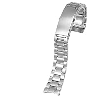 20mm 316L Silver Stainless Steel Watch Strap for Omega New Seamaster 300 Speedmaster Planet Ocean Watch Band for Men Bracelet