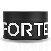 Hair Pomade For Men by Forte Series Medium Flexible Hold, Low Shine Mens Hair Pomade Water Based Pomade for Men for Slicked Back Hairstyles, For Medium/Thick Hair, Non-Greasy, (3 oz)