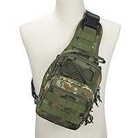 Outdoor Sports Hiking Sling Bag Shoulder Pack Camouflage Tactical Molle Combat Chest Bag