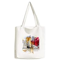 New York City America The United States Tote Canvas Bag Shopping Satchel Casual Handbag