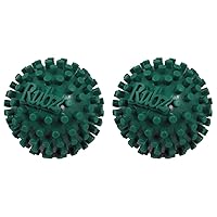 Industrial Rubz Foot, Hand & Back Massage Ball, Relief from Plantar Fasciitis, Green (Pack of 2)