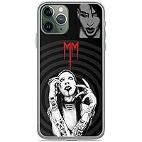 Phone Case Marilyn Cover Manson Compatible with iPhone 6 6s 7 8 11 12 13 14 X Xr Xs Pro Max Mini Se 2020