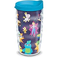 Tervis Disney Pixar Toy Story 4 Collage Made in USA Double Walled Insulated Tumbler Travel Cup Keeps Drinks Cold & Hot, 10oz Wavy, Classic